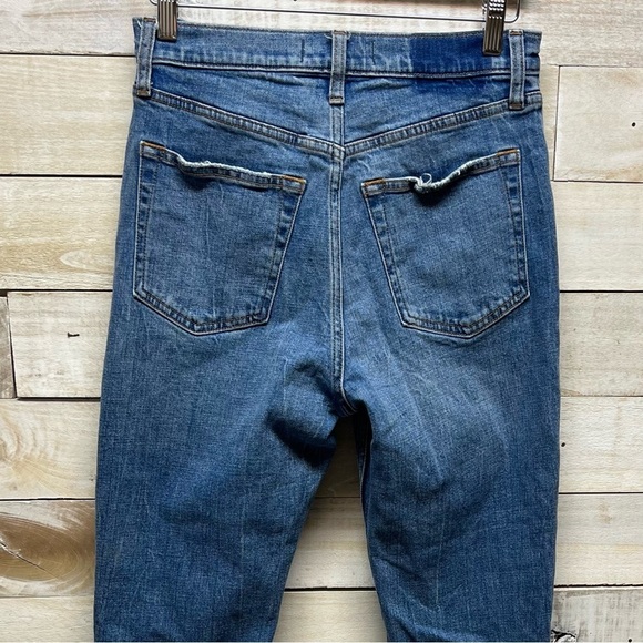 Abercrombie & Fitch Ankle Straight Ultra High Rise Jeans Size 28/6‎ Stretch - Picture 7 of 13